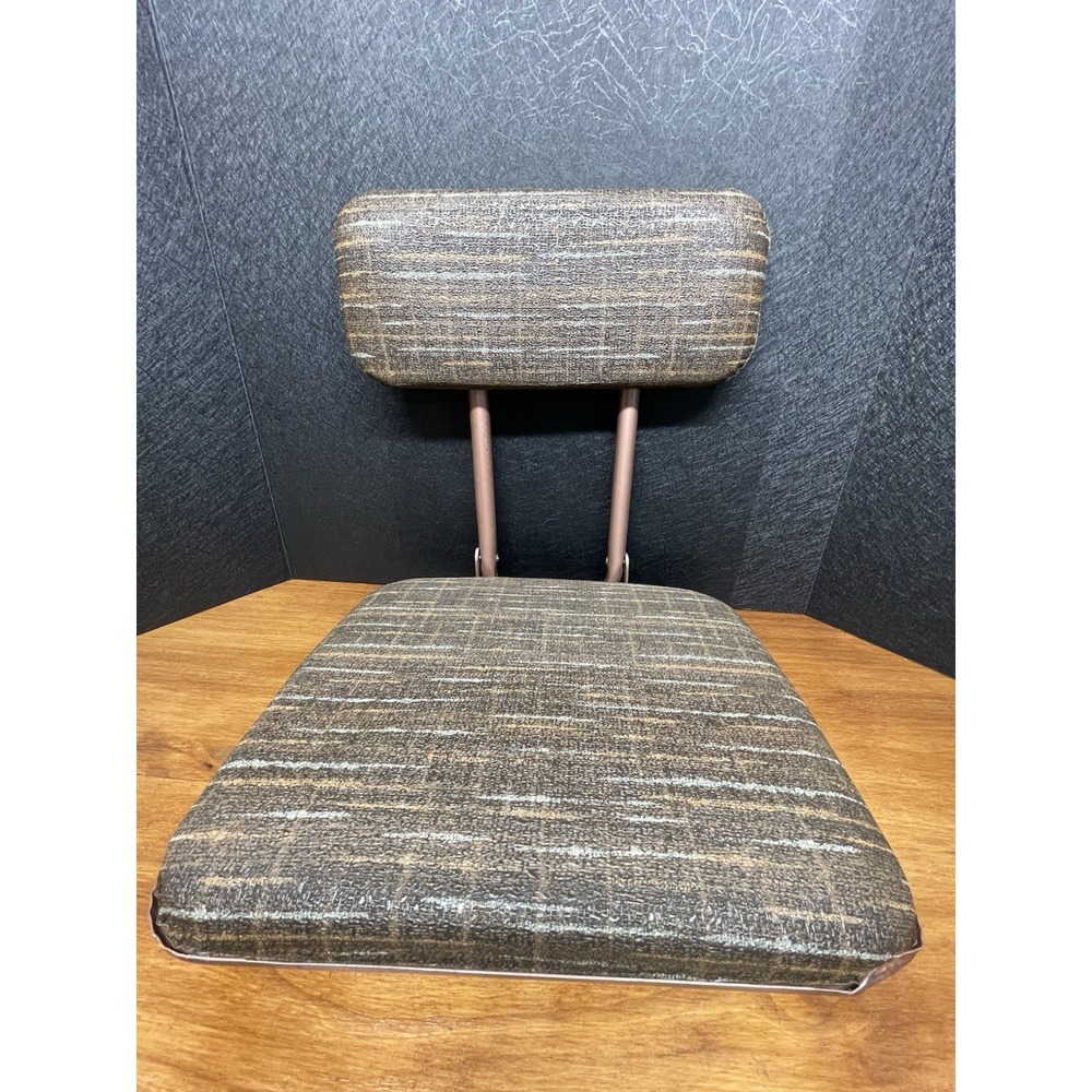 Mid-Century Folding Portable Fishing Boat Canoe Or Stadium Seat